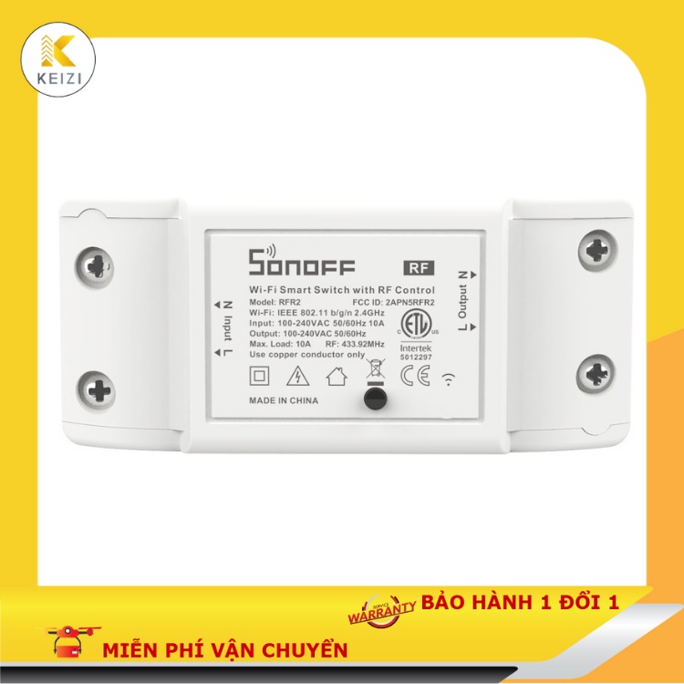 Công Tắc Thông Minh Sonoff EWelink BASIC RF R2 (BẢN TIẾNG ANH)