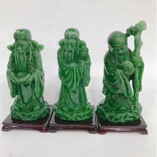 Tượng Tam Đa Phúc Lộc Thọ Màu Cẩm Thạch