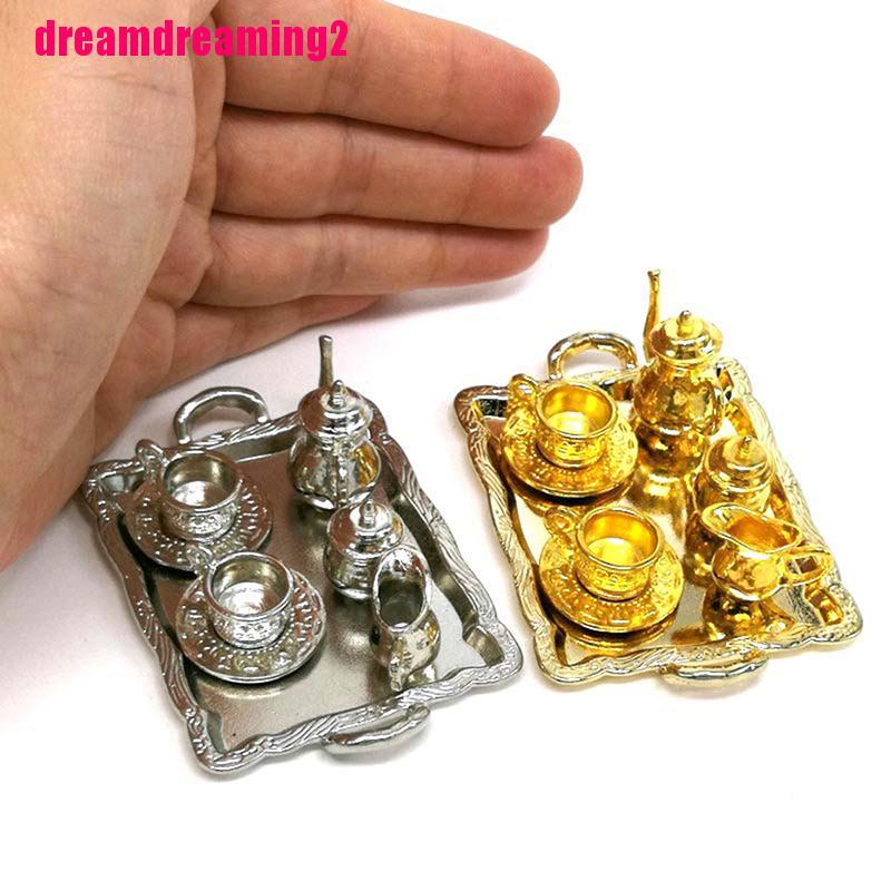 Bộ 10 Ấm Trà Tỉ Lệ 1: 12 Trang Trí Nhà Búp Bê