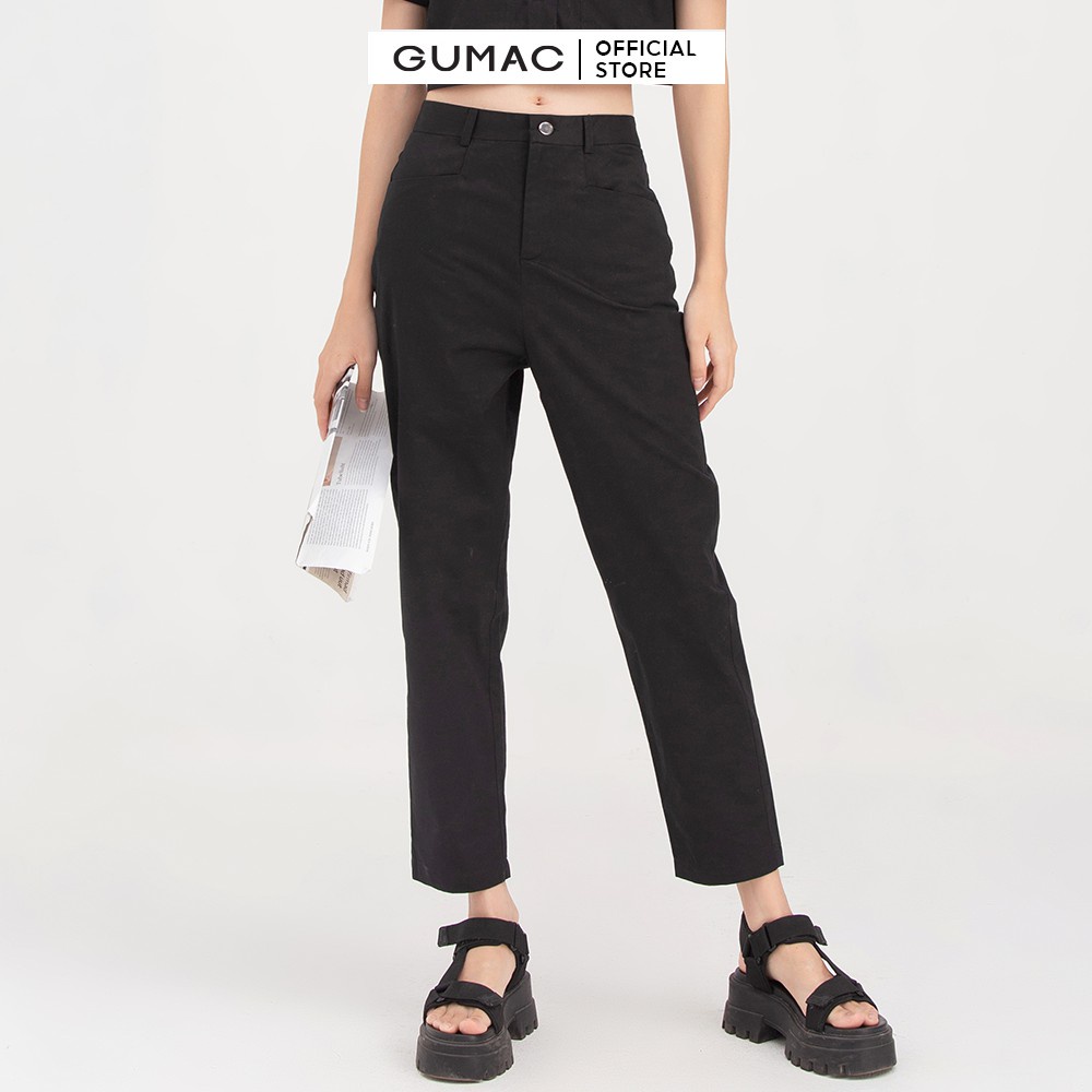 [Mã WABRGU99 giảm 12% đơn 99K] Quần tây nữ GUMAC cơ bản nhiều màu cá tính QB754
