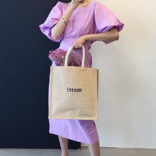 Đầm Nữ Tay Phồng Nhấn Eo Thời Trang