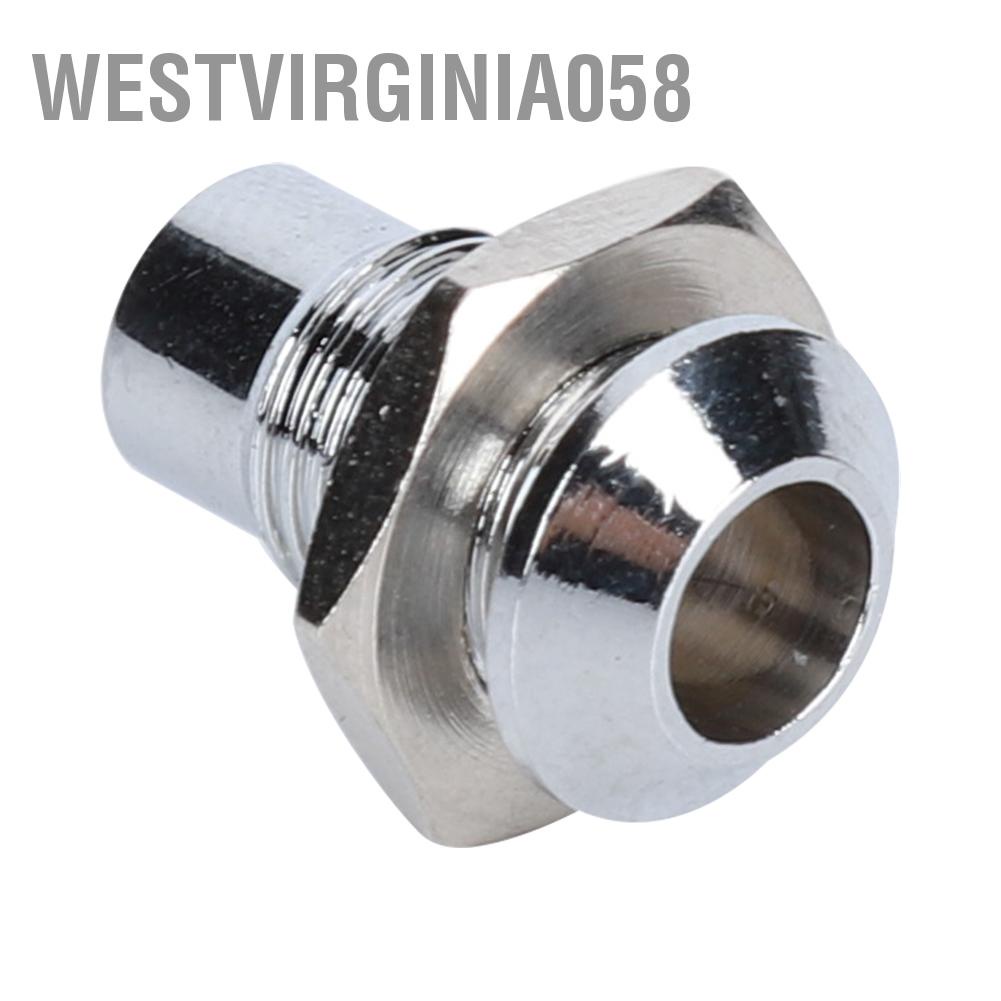 Westvirginia058 10 cái đế gắn đèn LED kim loại đồng lồi cho diode phát sáng 5mm / 0 2in