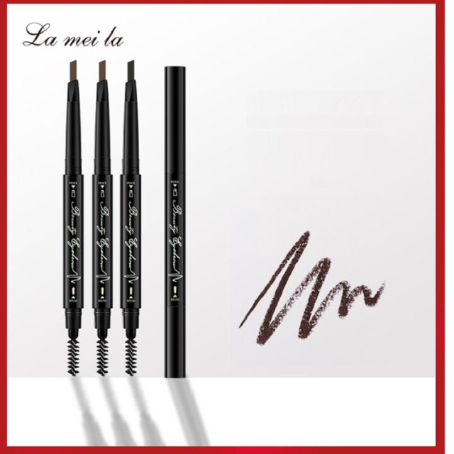 Bút Chì Kẻ Mày Lameila Double Eyebrow Pencil