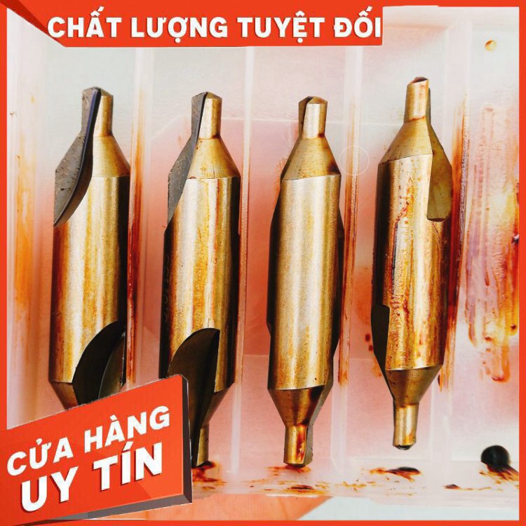 [ GIÁ RẺ NHẤT - HÀNG CHÍNH HÃNG ] BỘ MŨI KHOAN ĐỊNH TÂM MÁY TIỆN