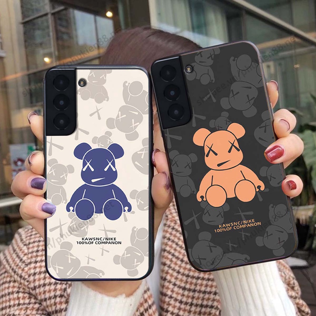 Ốp lưng Samsung S21 / S21 FE / S21 Plus / S21+ hình Robot Bear, Kawsnc bảo vệ điện thoại