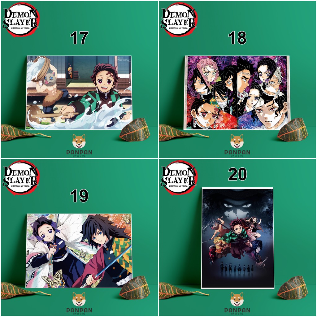 Postcard Cao Cấp - Poster Kimetsu no Yaiba (1)