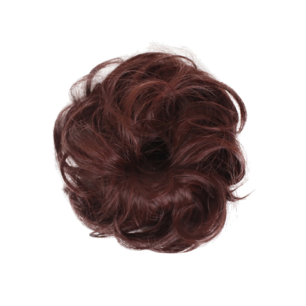 Búi Tóc Giả Xoăn Gợn Sóng Co Giãn