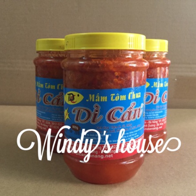 Mắm tôm chua Dì Cẩn hũ 500g