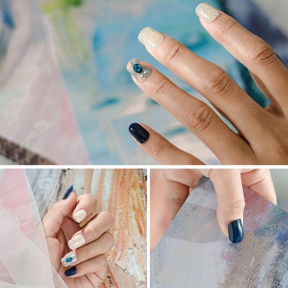 OCEANMAP Giấy Dán Móng Nghệ Thuật Hình Vuông DIY Đa Năng Phong Cách Dành Cho Studio