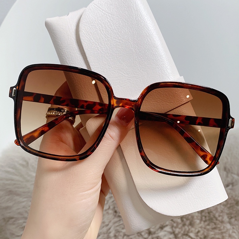 Kính mát gọng lớn phong cách Retro Hàn Quốc cho nam nữ
