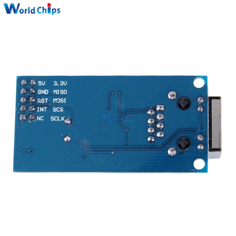 Mô Đun Mạng LAN W5100 W5500 Hỗ Trợ TCP/IP 51/ STM32 32k Bytes SPI 3.3V/5V