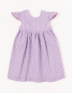 Đầm Purple Gingham Dress