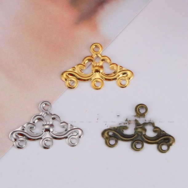 5 phiến treo 3 lỗ 23*16mm nguyên liệu làm trâm làm trang sức cổ trang