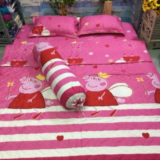 Drap cotton poly full nguyên bộ 5 món