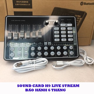 Sound card H9 ( K9 ) có bluetooth để lấy nhạc