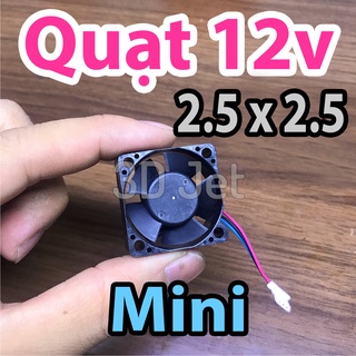 Quạt tản nhiệt Mini vuông 2.5cm cho RC