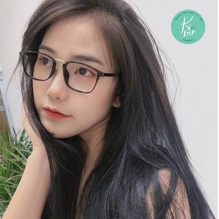 Kính nữ thời trang gọng nhựa dáng vuông dẻo 210 - Kihu Eyewear
