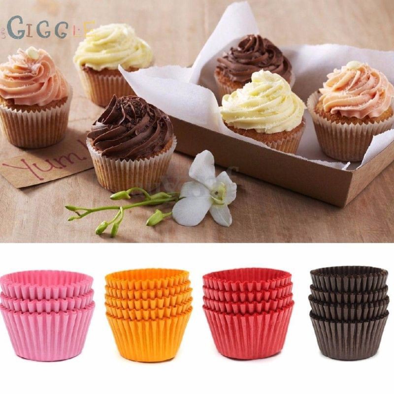Lốc 500 cốc giấy mini làm bánh cupcake