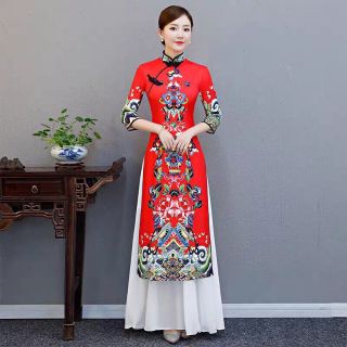 SET ÁO DÀI CÁCH TÂN SANG CHẢNH (HÀNG NHẬP)