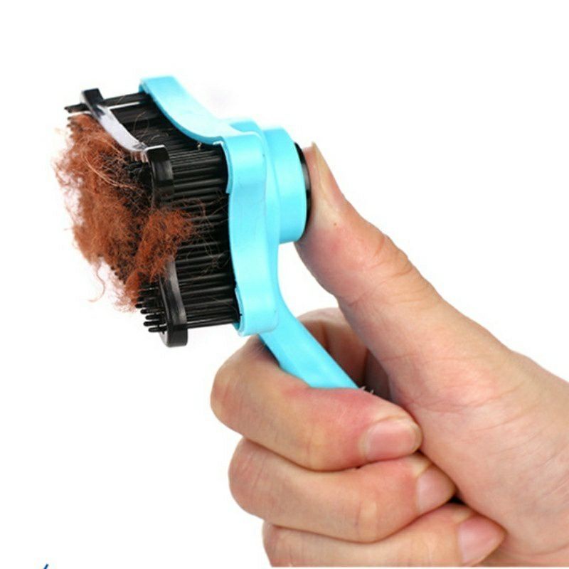 [Mã PET50K giảm Giảm 10% - Tối đa 50K đơn từ 250K] lược chải lông rụng có nút bấm cho chó mèo