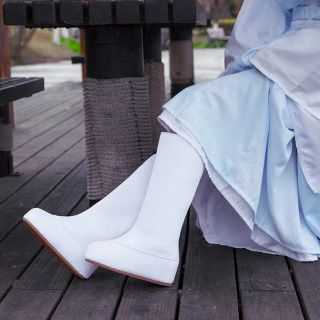 GIÀY CỔ TRANG ĐỘN ĐẾ CAO COSPLAY