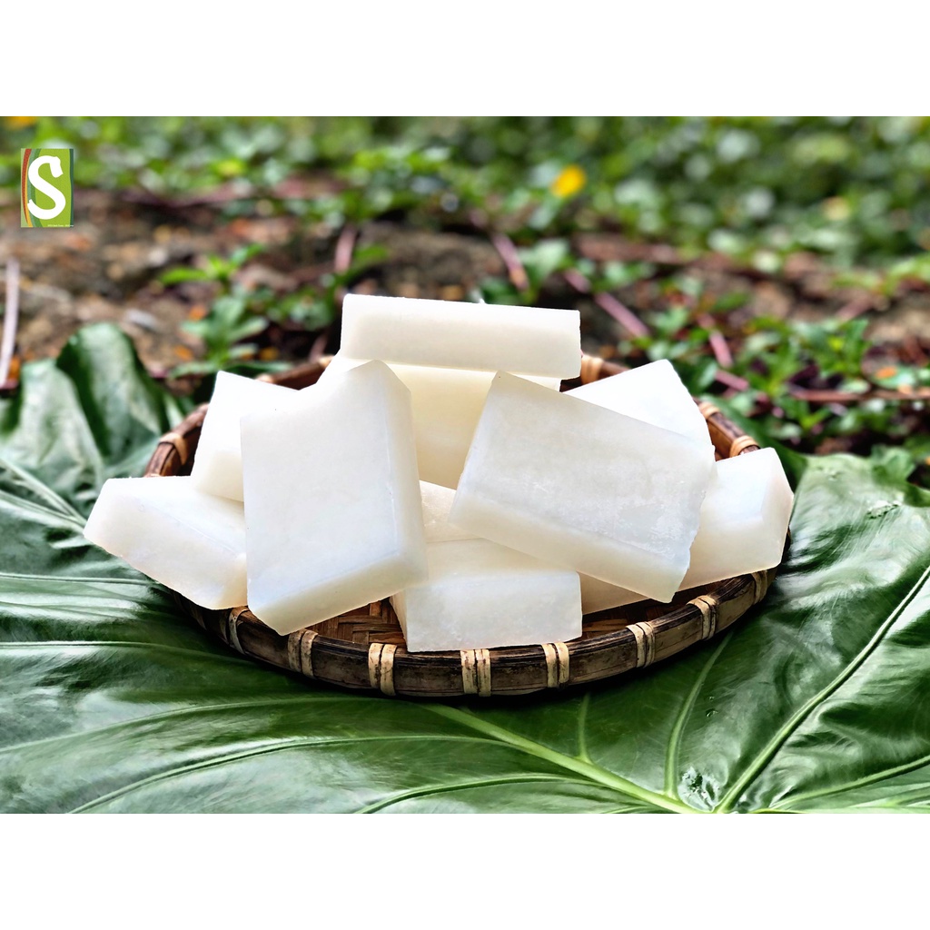 100G Phôi Xà BôngThiên Nhiên Hữu Cơ Sinh Dược Từ Dầu Dừa và Dầu Cọ Đạt Chuẩn USDA