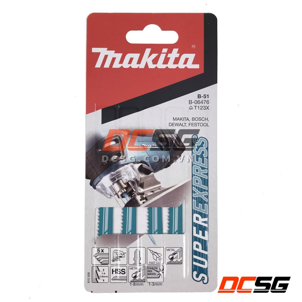 Lưỡi cưa lọng cắt nhanh kim loại Makita B-51 B-06476  | DCSG