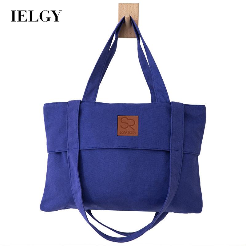 Túi Đeo Vai Vải canvas Kiểu Đơn Giản Phong Cách Nhật Bản Thời Trang Cho Nữ