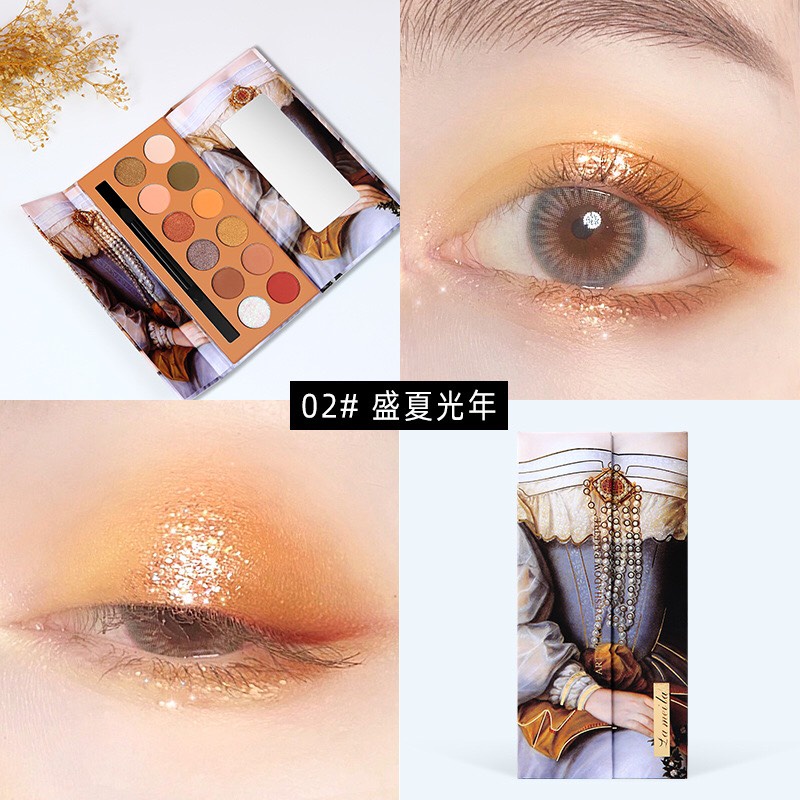 Bảng phấn mắt Latina 12 màu Royal Power Oil Painting Eyeshadow