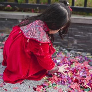 Áo dài tết cho bé