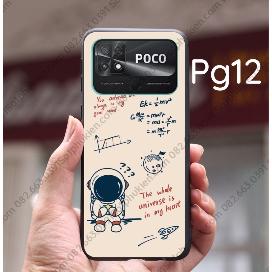 Ốp lưng Xiaomi Poco C40 dẻo in hình thiên nhiên, họa tiết dễ thương nhiều mẫu đẹp