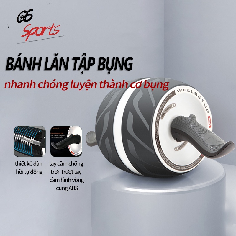 Bánh lăn tập cơ bụng tại nhà tiện dụng Bánh lăn rèn luyện cơ bụng Bánh lăn tập cơ bụng cao cấp-phát hàng cấp tốc