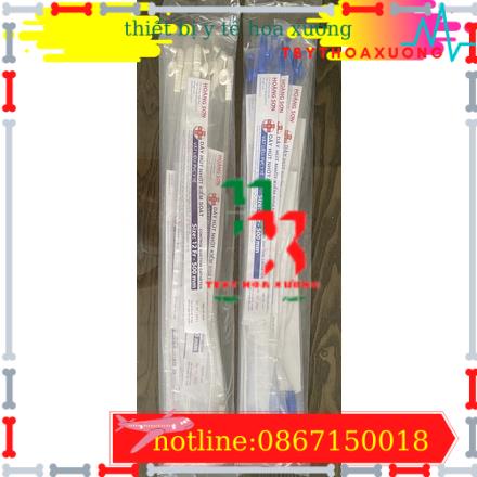 [Combo 10] Dây Hút Dịch, Hút Nhớt, Hút Đờm Hoàng Sơn Các Số 8, 10, 12, 14, 16 Không Kiểm Soát