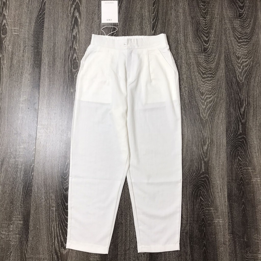 Quần baggy dáng lỡ chất đũi 3 màu