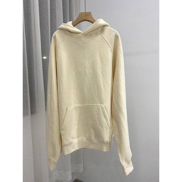 ⚡️[Hight Quality] - Áo Fear of God Essentials Pull-Over Hoodie (SS21) Cream/Buttercream, áo hoodie FOG ESSENTIALS