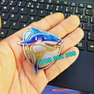 miếng dán titan [GIÁ XẢ KHO] hình con cá