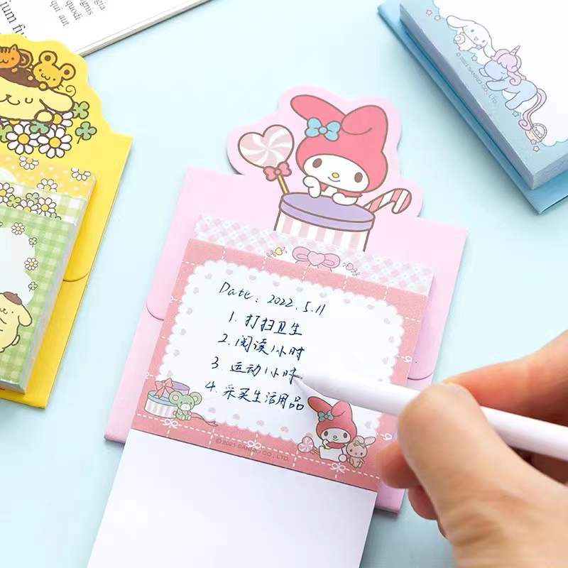SANRIO Sổ Tay Ghi Chú Họa Tiết Hoạt Hình Dễ Thương Phong Cách Nhật Bản note