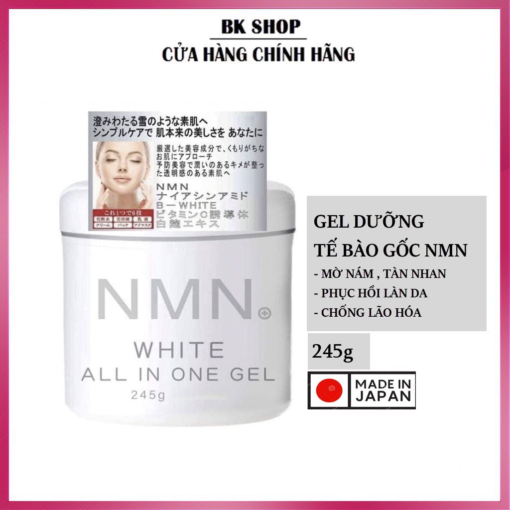 Kem dưỡng trắng da chống lão hóa NMN white all in one giảm nám , dưỡng da nâng cơ giảm nếp nhăn 245g