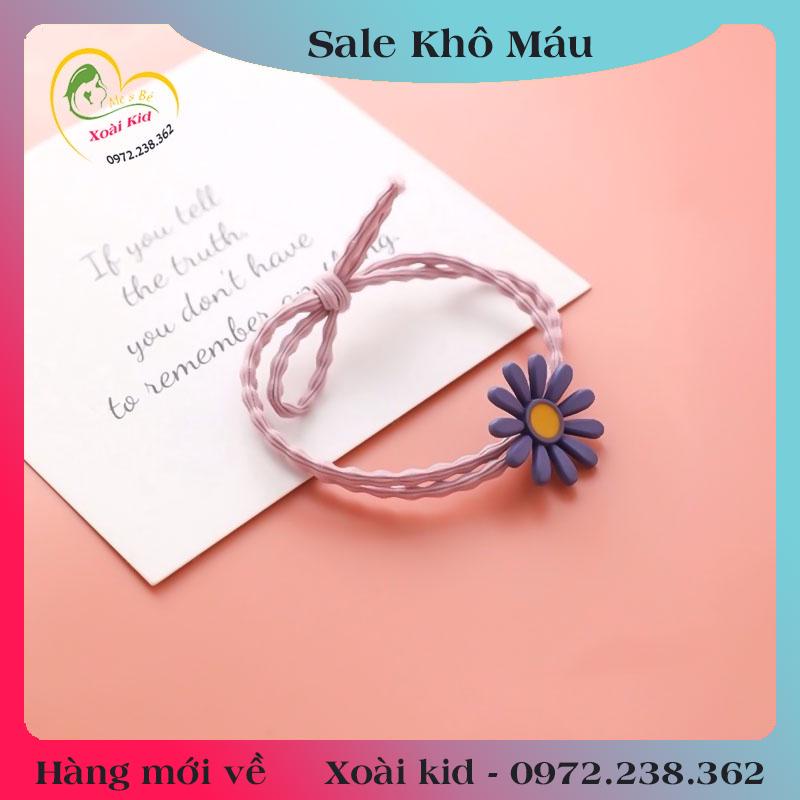 [auth] Dây Buộc Tóc, Cột Tóc Hình Hoa Cúc Cực Xinh Đẹp [Hot]