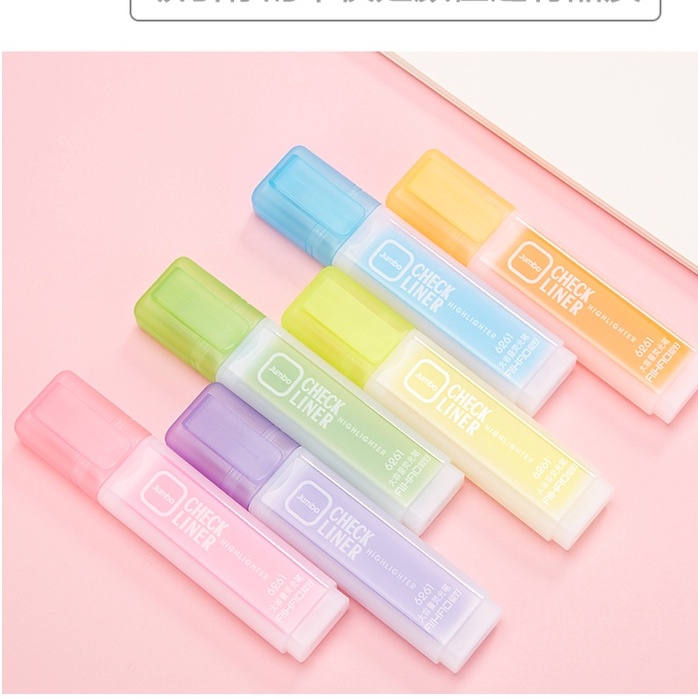 Bút đánh dấu , Bút nhớ, Bút Highlight pastel dễ thương nhiều màu cho học sinh dễ dàng đánh dấu ghi nhớ học tập