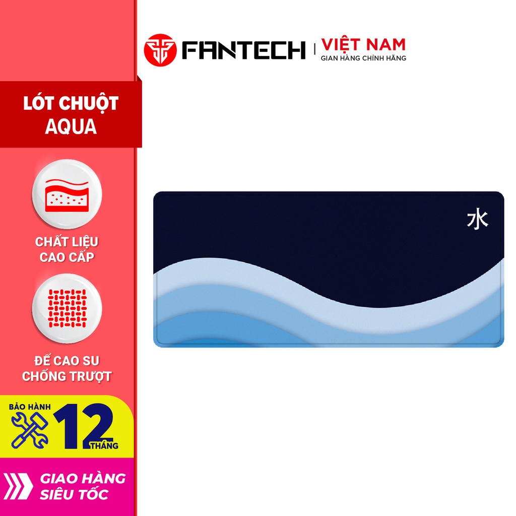 Miếng Lót Chuột Và Bàn Phím Cỡ Lớn 90x40x0.4cm|Pad Trải Bàn Làm Việc Cao Cấp FANTECH MP905 DESK MAT -  Cao Su Tự Nhiên