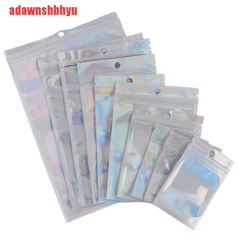 Set 10 Túi Zip Lá Nhôm Trong Suốt Đựng Trang Sức