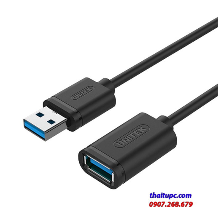 Cáp USB Nối Dài 3.0 dài 0.5m Unitek (Y-C 456GBK)