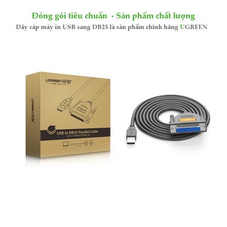 Cáp máy in USB sang DB25 chính hãng Ugreen 20224