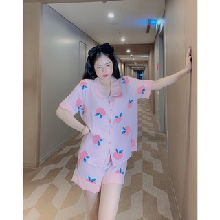 Đồ bộ/ Đồ ngủ Pyjama Lụa Mango Mềm Mại