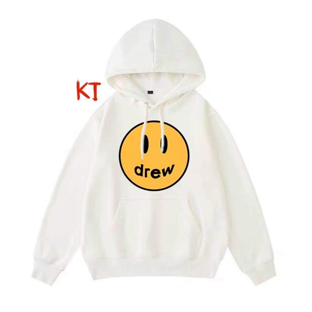 Áo hoodie mặt cười drew
