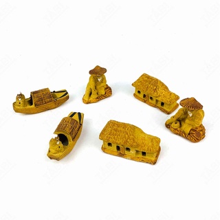 Mô hình tiểu cảnh mini hồ cá - trang trí bể cá