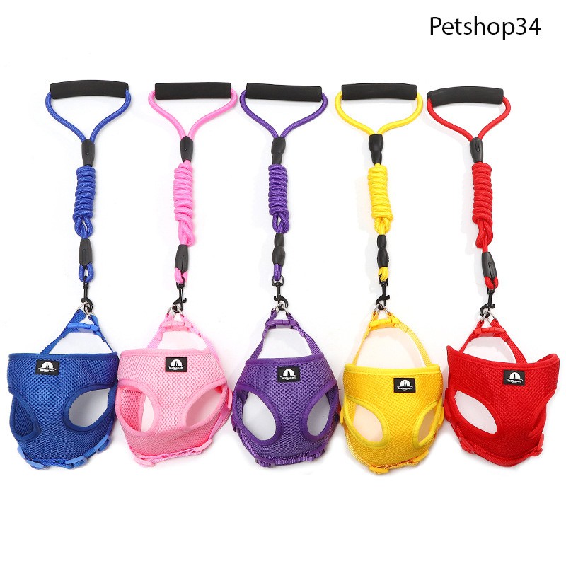 Dây Xích Yếm Lưới Cao Cấp Cho Chó Mèo - Petshop34