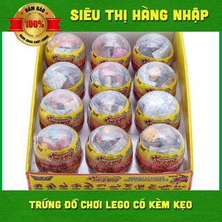 Trứng đồ chơi Lego Moa Black có kèm kẹo