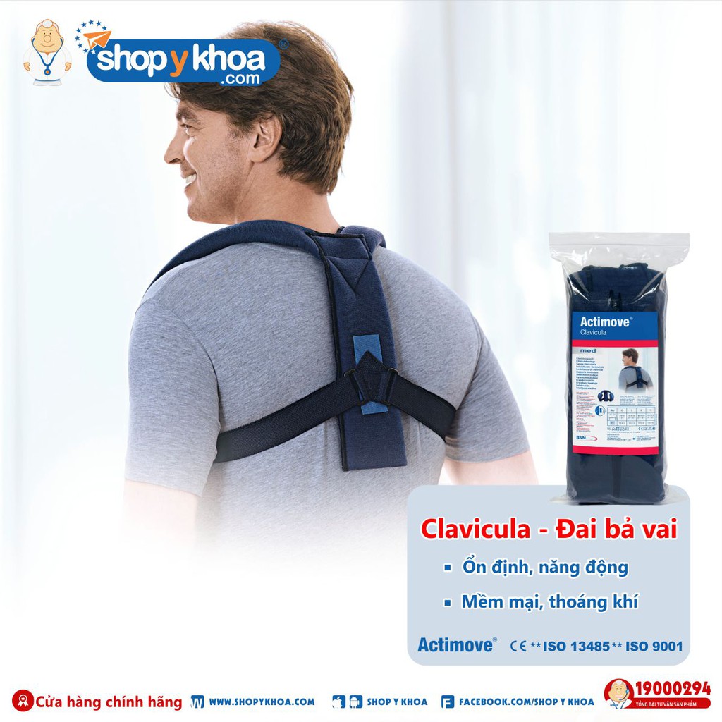 [CÓ QUÀ TẶNG] Đai bả vai chấn thương Actimove Clavicula